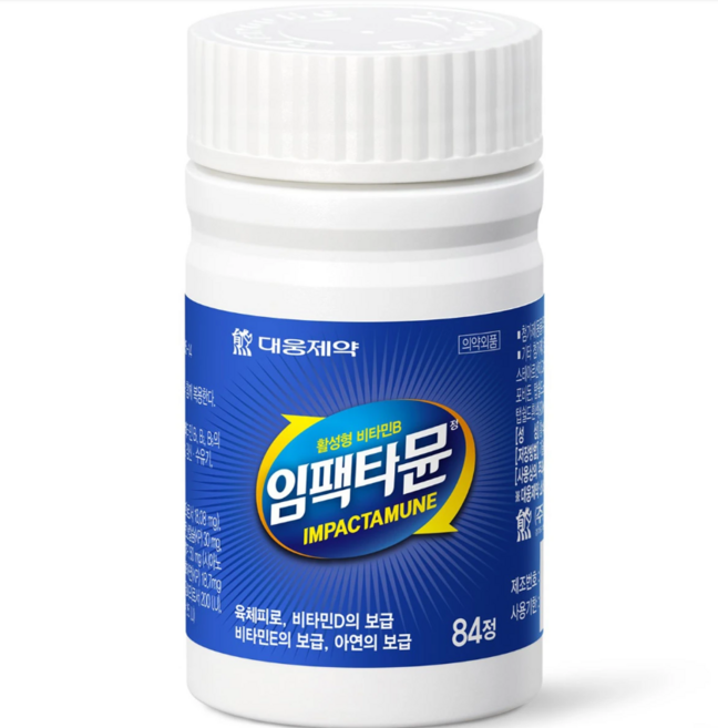 대웅제약 임팩타뮨 멀티비타민 84정 활성비타민B, 1개