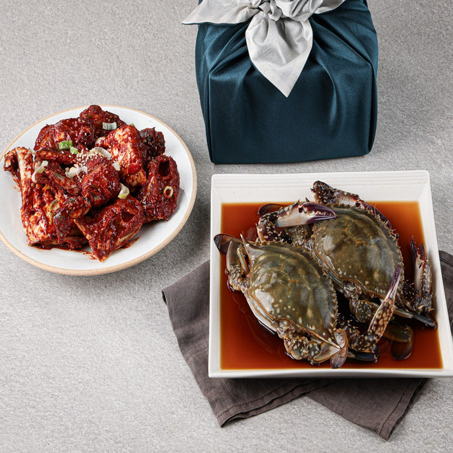 군산 맛집 계곡가든 간장게장 양념게장 아리찬세트1호, 1kg, 1개, 간장게장500g+양념게장500g