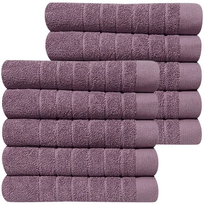 다주타올 30수 데일리 수건 105g, 딥퍼플, 10개