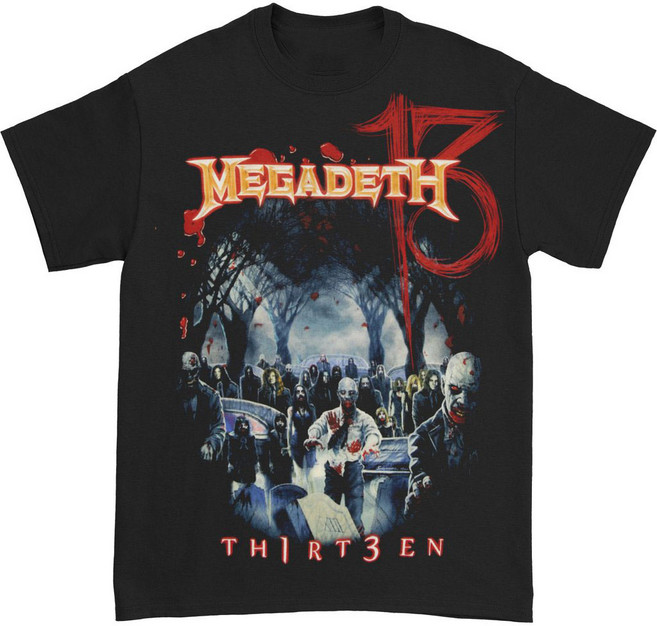 ROCKPANDA Megadeth Zombie Group 13 반팔티