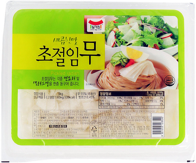 푸드올마켓_ 일미 초절임무 3kg, 1개