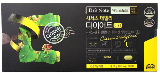 닥터스노트 시서스 데일리 다이어트 (850mg x 60정), 60정, 850mg, 1개