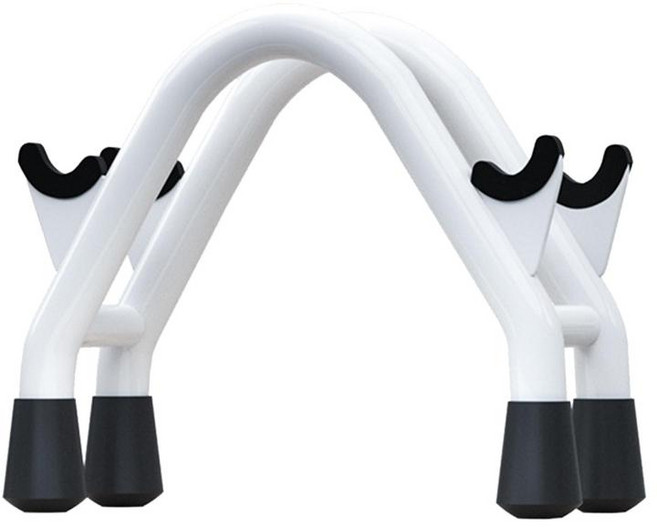 체육관을 위한 덤벨 저장 선반 힘 운동 무게 선반 공간 절약, 강철, 하얀색