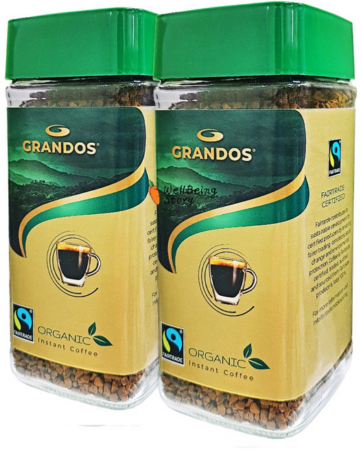 에코몽 유기농커피(그랑도스) 2병(100gx2) 아라비카 원두 그란도스 웰빙스토리, 2개, 100g, 1개입