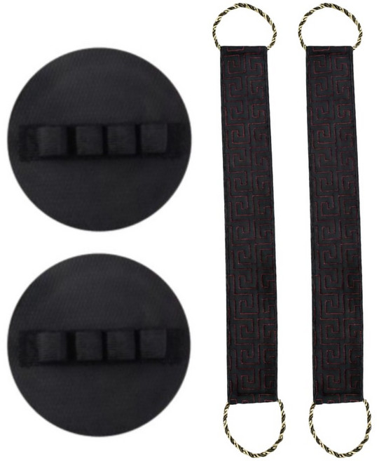 호아인터 때타올 요술 때밀이 때수건 등때타올 2+2, 1개, 4개입, 블랙