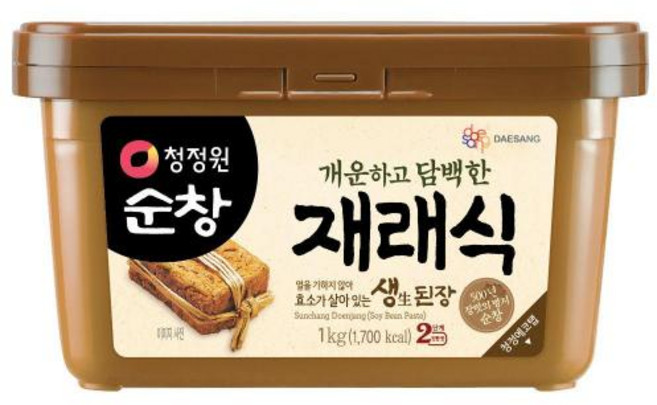 재래식안심生된장 청정원, 1kg, 1개
