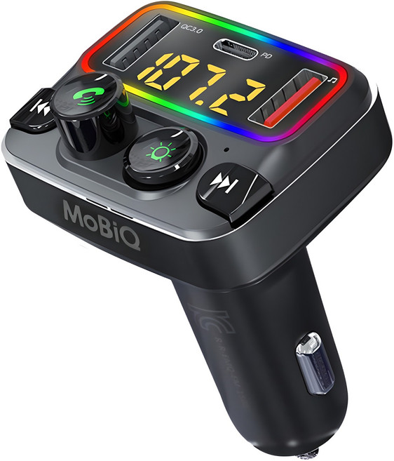 모비큐 All in one 블루투스 5.1 초고속 충전 무선 카팩, EM-150BT