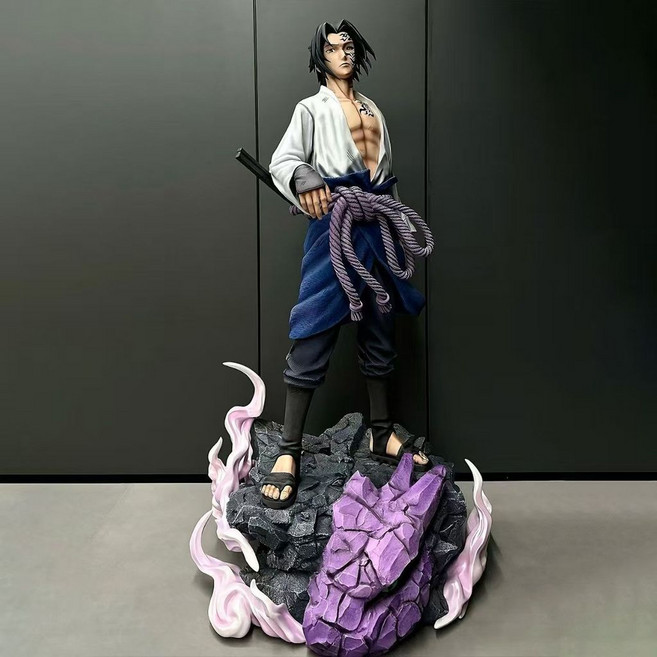 火影忍者佐助GK雕像模型, 1個, 地臺佐助   42cm