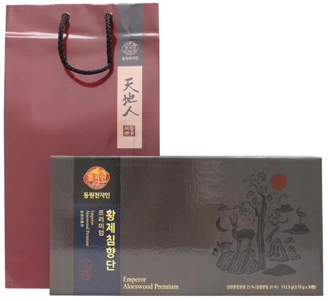 [동원천지인] 황제침향단프리미엄 3.75g x 30환 쇼핑백포함 최신제품, 1박스, 112.5g