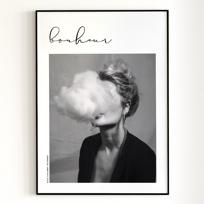 [아트밀] 쉼이 있는 여행사진 액자 90종 - 76 보네르, 4 (대형) 50x70cm액자_우드브라운