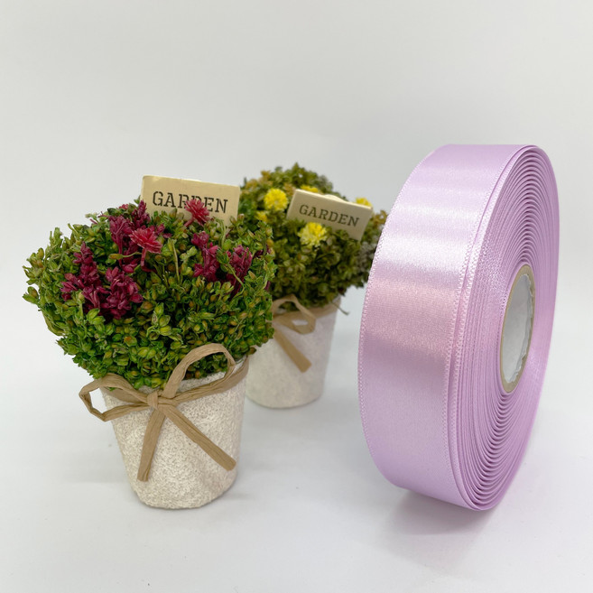 포장 리본 끈 제이제이리본 고밀도주자 10mm 15mm 76컬러 (길이 45M) 공단리본, 라일락