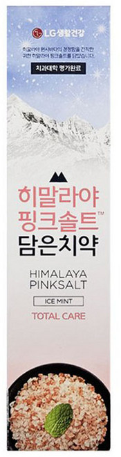 LG생활건강 히말라야 핑크솔트 담은 치약, 10개, 160g