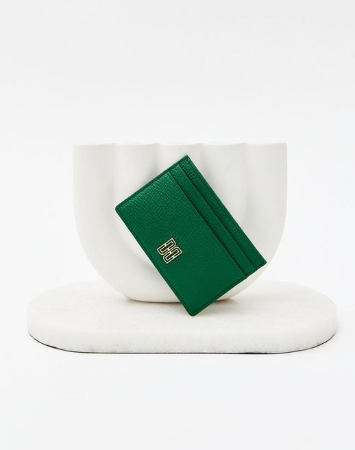 [백화점 정품] 닥스 ACC [25SS] [스테디셀러] 그린 DD로고 소가죽 카드지갑 WCWA5E940E2