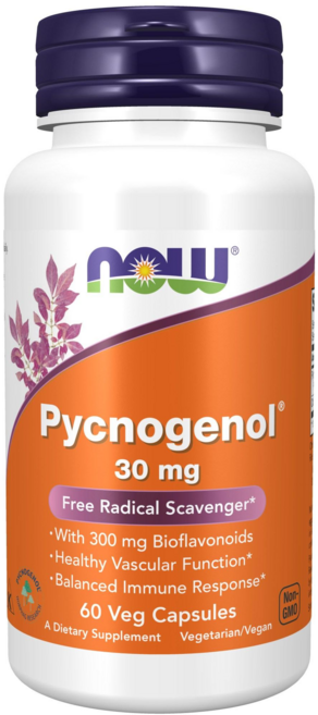 나우푸드 피크노제놀 30mg 베지 캡슐 비건, 피크노제놀 30mg 60베지캡슐, 60정, 1개