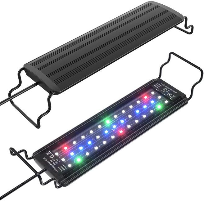 LED 어항 조명 밝기조절 길이조절 수족관 수조 조명등, 1개