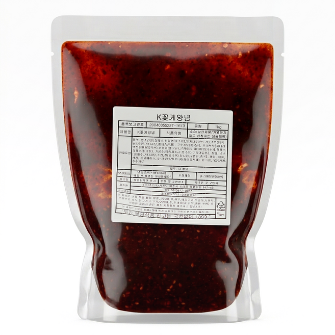 K꽃게 어부가 직접 만든 양념게장 소스 1kg, 1개
