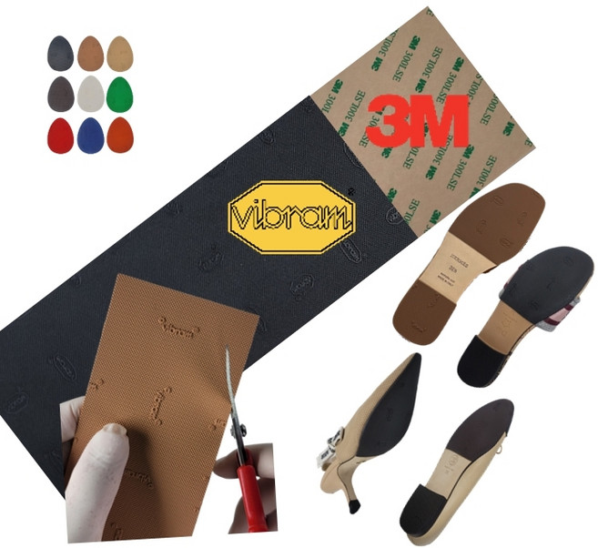 간편하게 비브람 셀프 밑창 보강 / 구두 미끄럼 방지 패드 / 3M 스티커