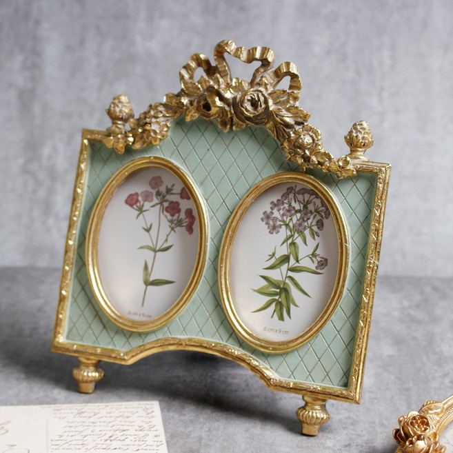 킹덤 멀티 2인 엔틱 탁상액자, 단품