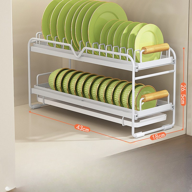 슬림형 인출식 식기건조대 선반 레일 슬라이딩 (주) 존 글로벌, 혼합형