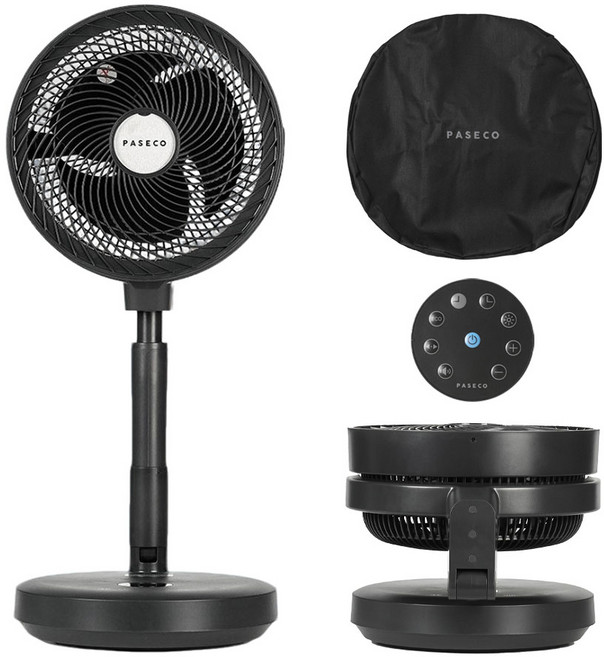 파세코 접이식 써큘레이터 블랙, PCF-MSF1100B