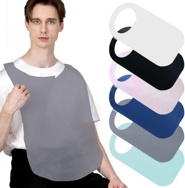 두터운 국내인증 일회용 부직포 앞치마 30g (6color), 그레이, 1000개