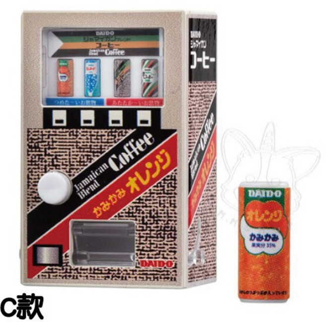 DyDo 自動販賣機模型, 1個, C款/咖啡色款1H531