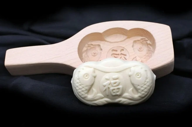 다기능 3D 나무 Baozi 금형 수동 중국 스타일 Mooncake 조각 된 전통 찐빵 주방, 07 Style G