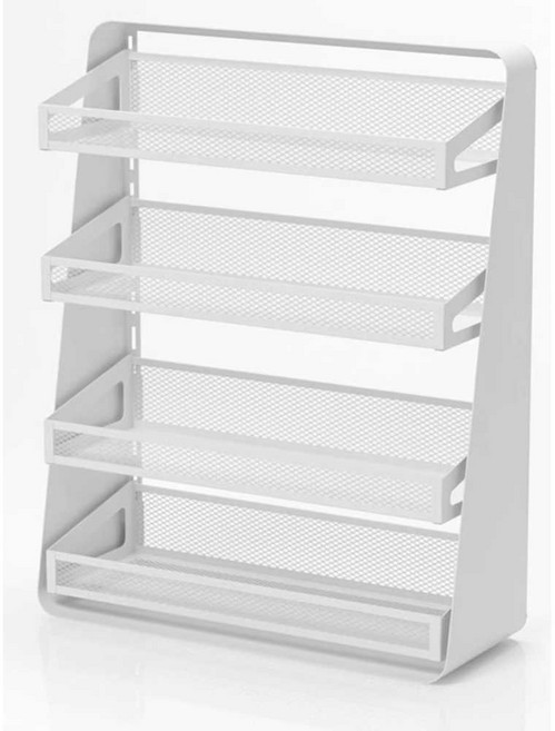 카운터 판매대 4단 간식 행사매대 미니 진열 계산 소형 스낵바 진열대 디스플레이 랙, 1개, 블랙 3단 40x15x50