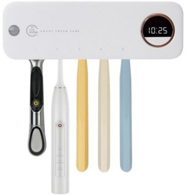 크리썸 AI 스마트 케어 칫솔 살균기, CRE-A001, 화이트