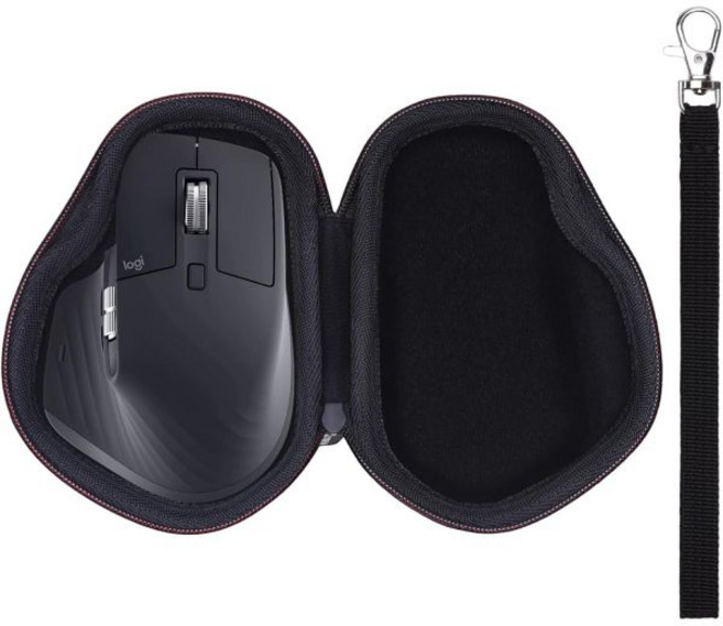 Logitech MX Master 3S / 2S 3 4 무선 퍼포먼스 마우스와 호환되는 LTGEM 케이스(화이트 케이스만 해당), Black