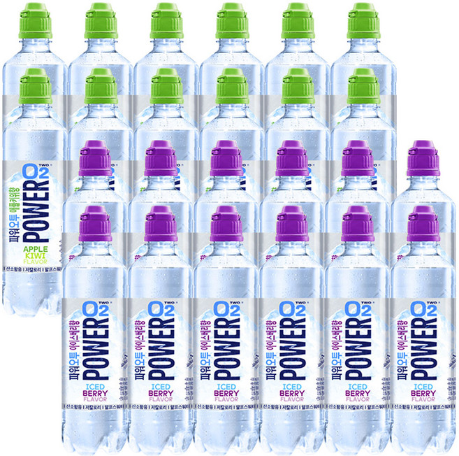 파워오투 아이스베리+애플키위, 1세트, 500ml