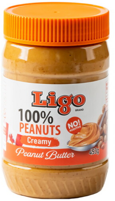 리고 100% 땅콩버터 크리미, 453g, 1개