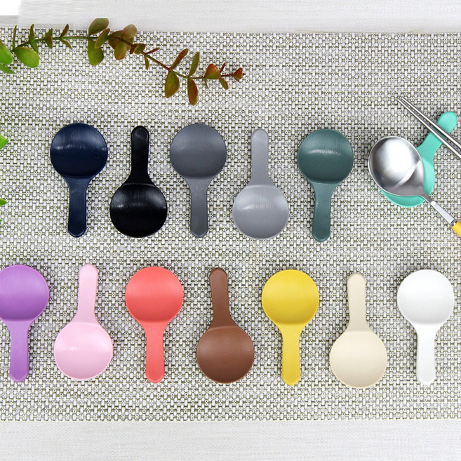 BSF 몽블랑 수저받침 21color 1P 커트러리 받침대, 화이트, 1개