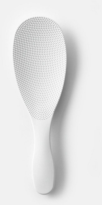 일본 마나 엠보싱 프리미엄 밥주걱 / K674, 화이트 [K674W], 1개