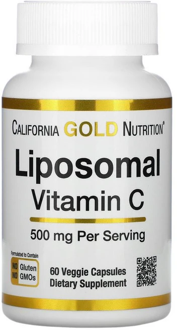 캘리포니아 골드 뉴트리션 리포솜 비타민 C 250mg 60정 아스코르 브산 빈산 효능, 1개 - 쿠팡