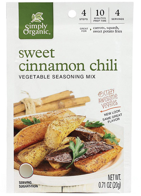 심플리오가닉 스위트 시나몬 칠리 베지터블 시즈닝 믹스, 20g, 1개