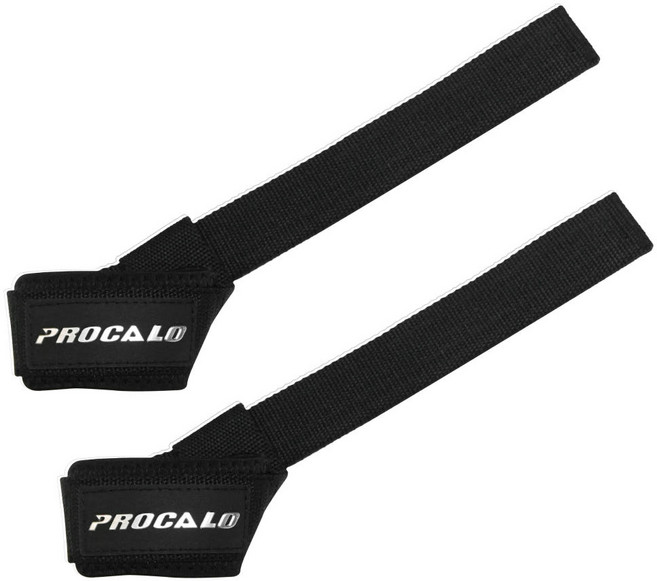 프로칼로 리프팅 헬스 스트랩, 1세트, 블랙