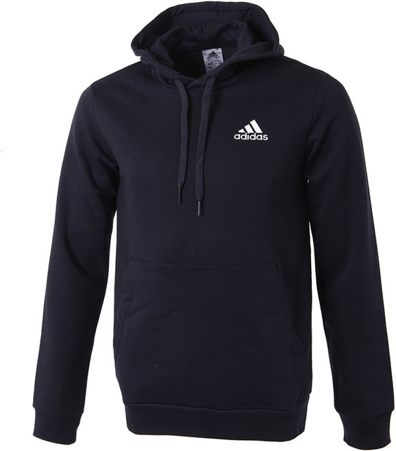 아디다스 기모 후드티 맨투맨 티셔츠 FEELCOZY 네이비 남여공용 운동복 긴팔티 + SHP 마스크