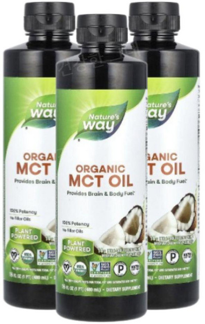 네이처스웨이 MCT Oil 엠씨티 오일 리퀴드 액체 480ml 3개 카프릴산 카프르산