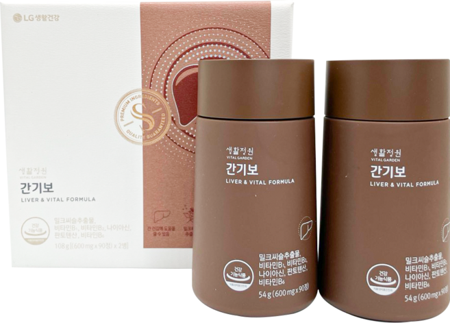 엘지생활건강 생활정원 간기보 108g (90일분), 90정, 2개