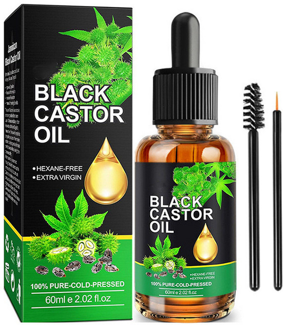 黑蓖麻油 舒潤滾珠 溫和潤澤身體肌膚, 1個, 國內銷售，購買等同默認免責申明）