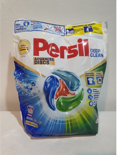 퍼실 디스크 파워 세탁 캡슐세제 파우치 1봉 30압, 30개입