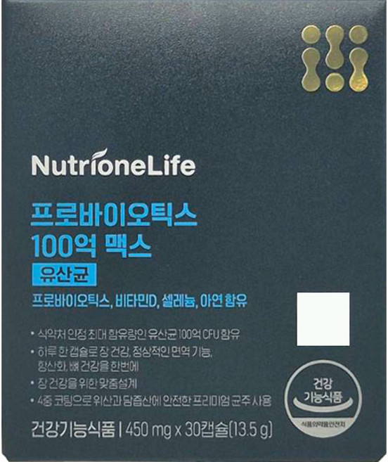 뉴트리원 프로바이오틱스 100억 맥스 유산균 13.5g, 1개, 30정
