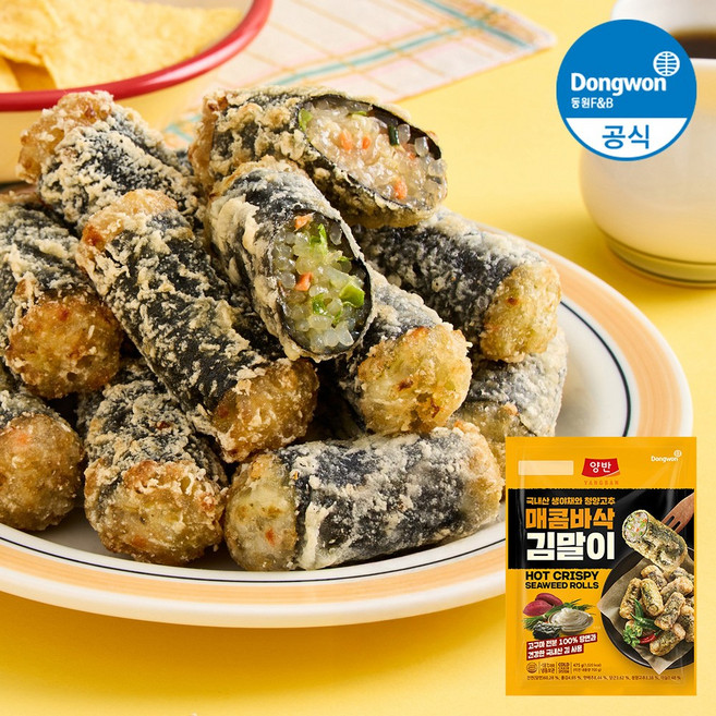 동원 양반 매콤바삭 김말이 475g 1봉, 1개