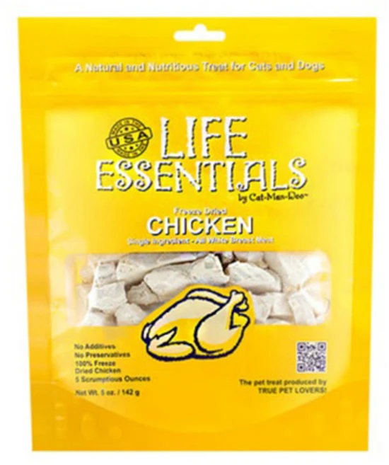 캣만두 라이프 에센셜 동결건조간식, 치킨, 142g, 1개 - 쿠팡