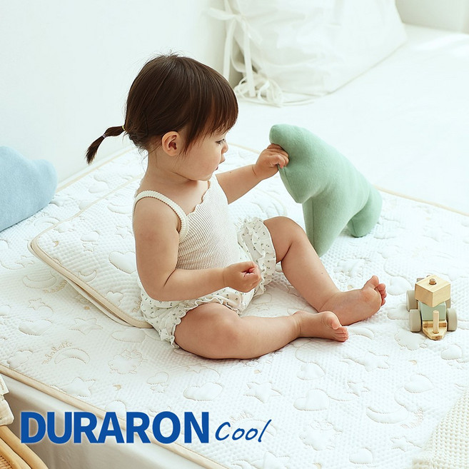 마롤 아기 쿨매트 슈퍼싱글 듀라론 여름 침대 쿨패드 냉감 패드 쿠시노 SS 크리미드림
