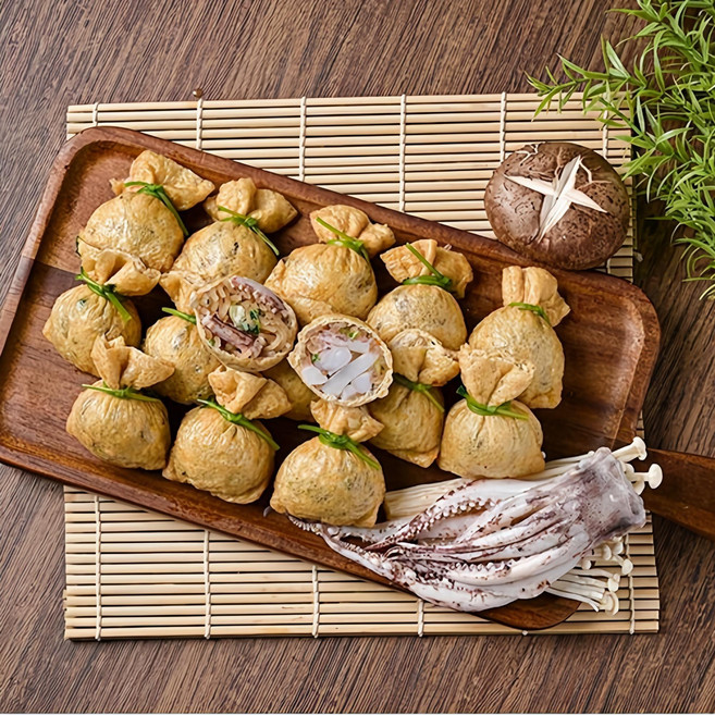 깡통시장 수제 오징어 유부주머니 (6개입), 240g, 1개
