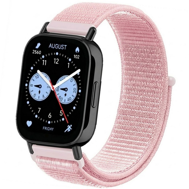 오네꼬네 샤오미 레드미 워치5 라이트 액티브 호환 스트랩 시계줄 밴드 나일론 22mm, 핑크샌드, 1개