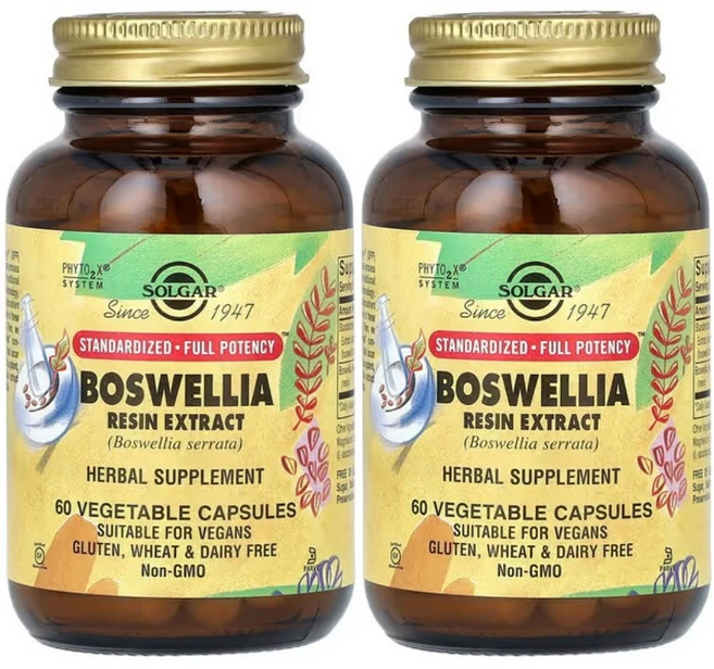 보스웰리아 수지 추출물 솔가 베지캡슐, 2개, 60정 - 쿠팡