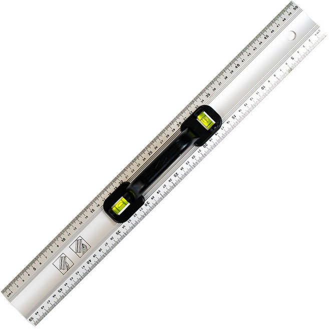 툴리버 알루미늄자 전기기능사자 안전자 재단자 손잡이자, 1개, 50cm